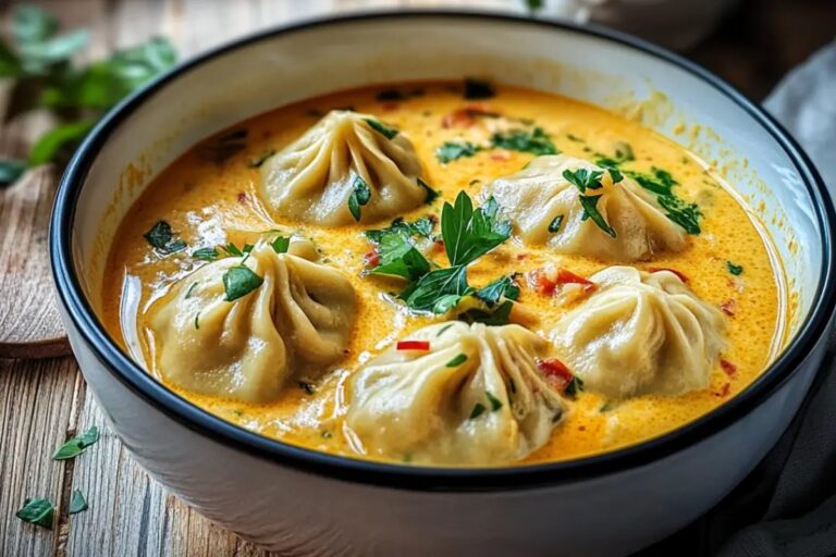 Cozy Coconut Curry Soup With Dumplings Recipe