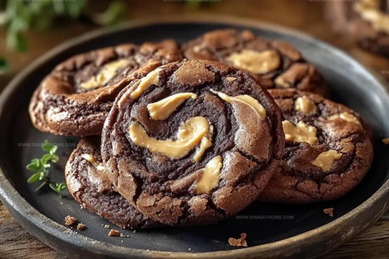 Swirled Brownie Cookies With A Peanut Butter Twist Recipe