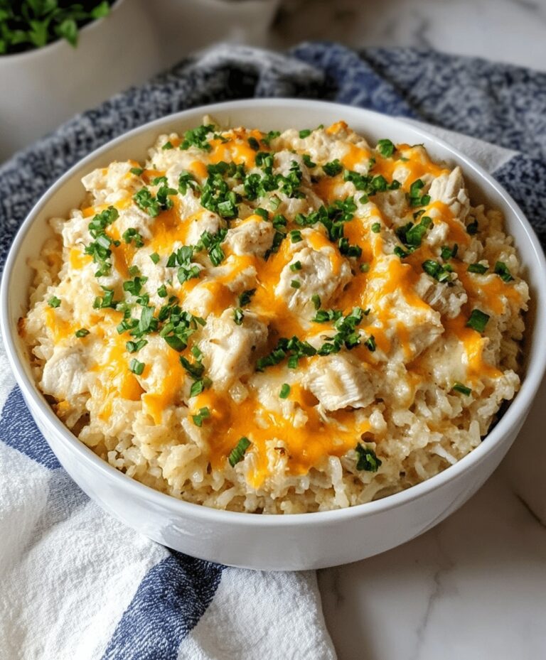 Cheesy Chicken And Rice Casserole Recipe