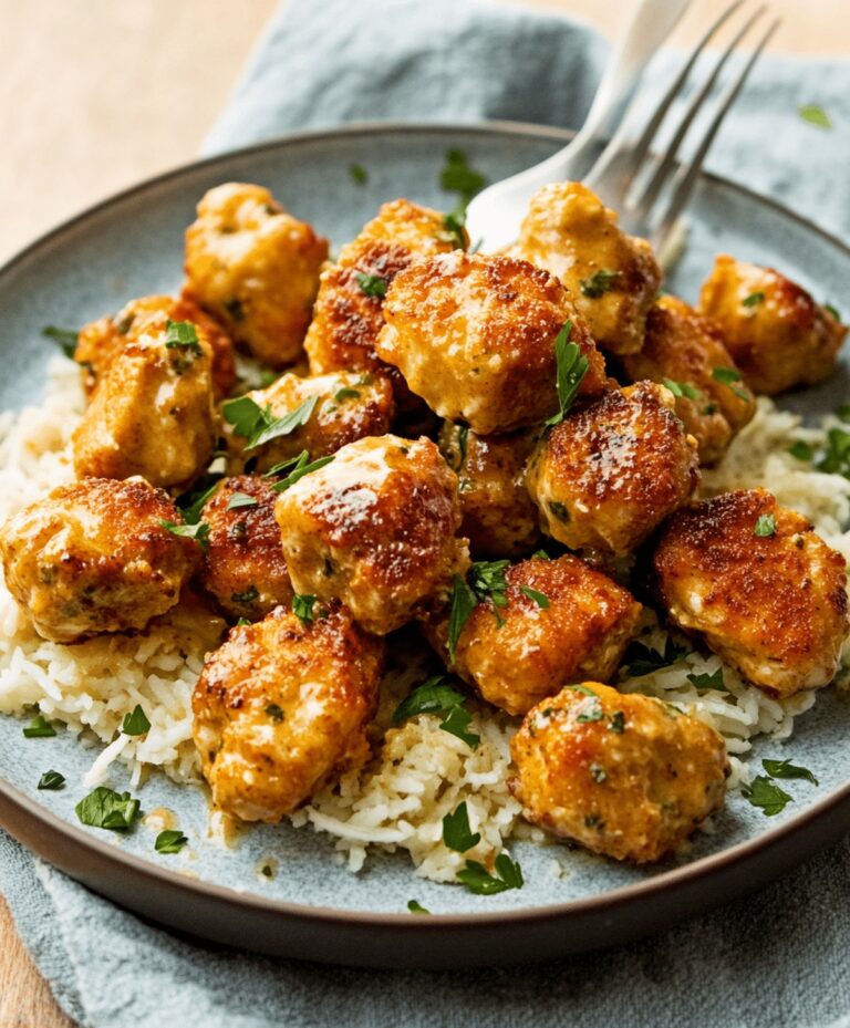 15-Minute Garlic Butter Chicken Bites One-Pan Recipe