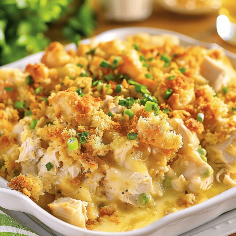 Chicken & Dressing Casserole Recipe
