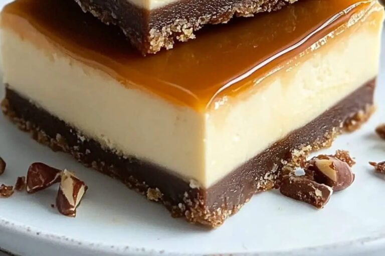 Dulce de Leche Cheesecake Bars Recipe