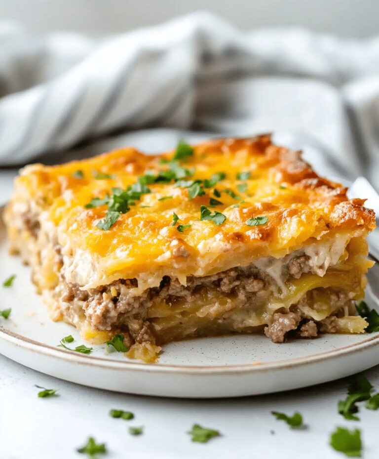 Hamburger Hash Brown Casserole Recipe