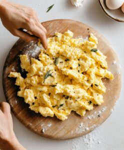 Creamy Cottage Cheese Scrambled Eggs Recipe