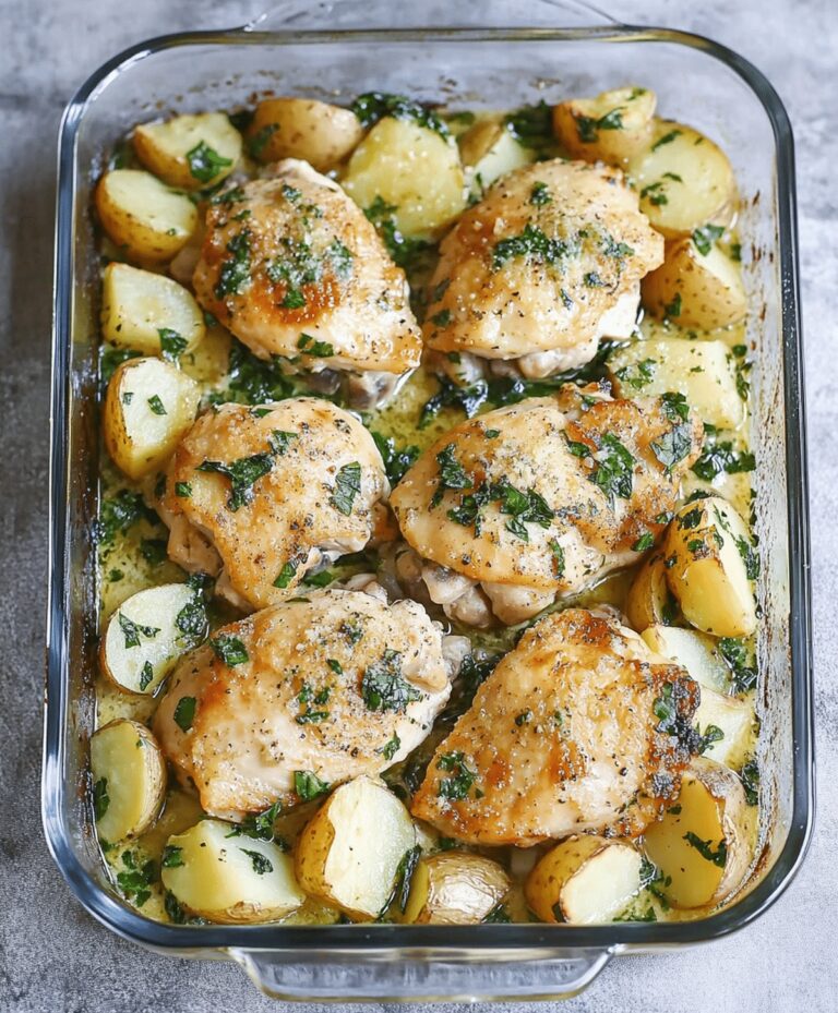 Garlic Parmesan Chicken And Potatoes Recipe