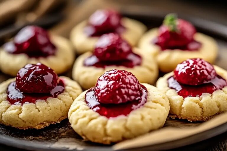 Raspberry Cheesecake Thumbprint Cookies Recipe