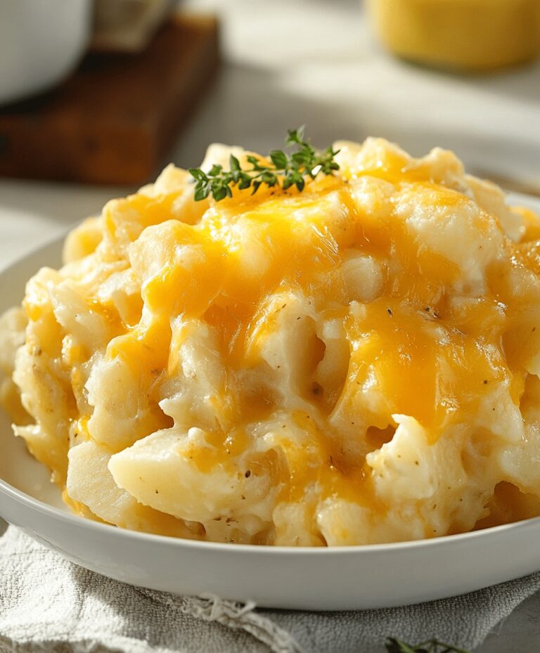 Slow Cooker Cheesy Potatoes Recipe