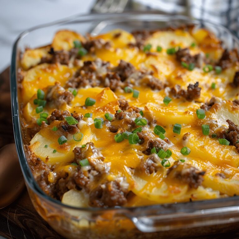 Hamburger Potato Casserole Recipe