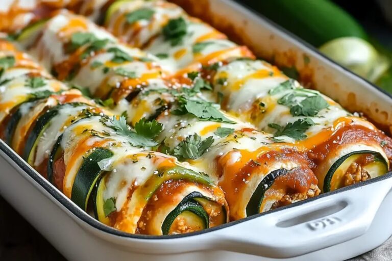 Zucchini Enchilada Roll-Ups Recipe