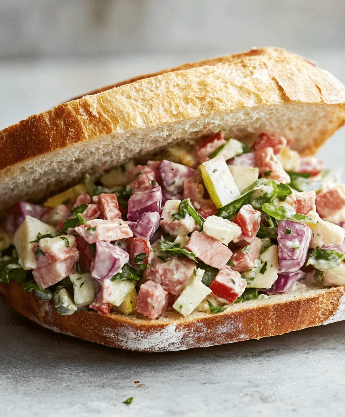 Italian Chopped Salad Sandwich Recipe