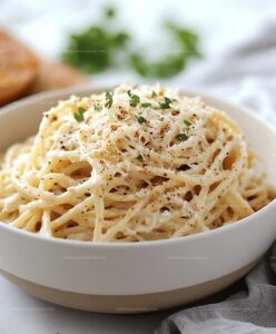 15 Minute Creamy Garlic Pasta Recipe