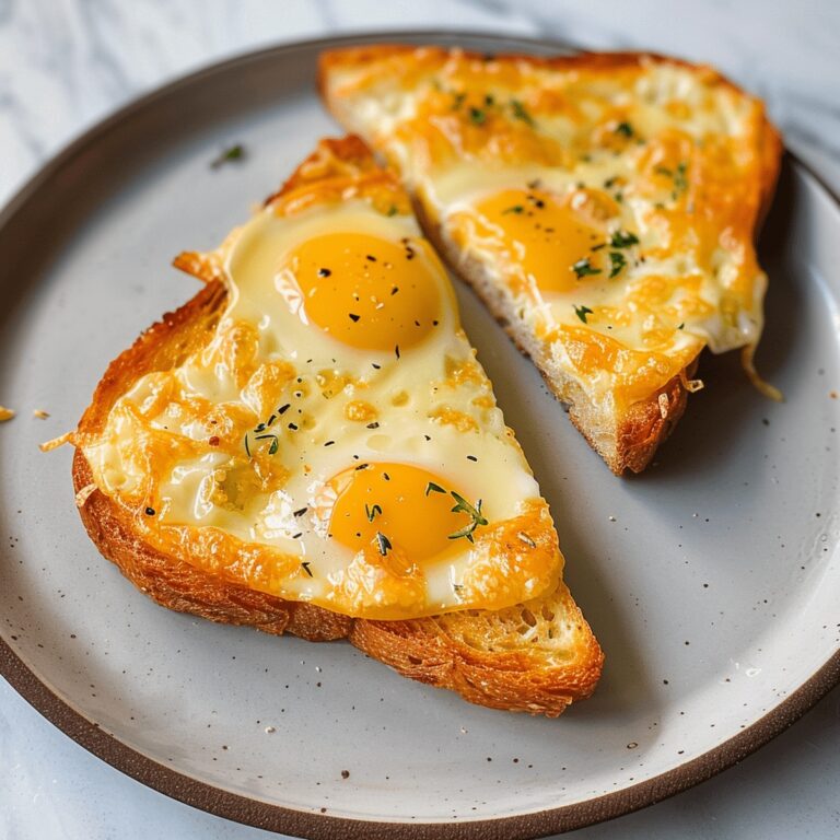 Egg and Cheese Toasts Recipe