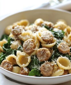 Orecchiette With Sausage And Spinach Recipe