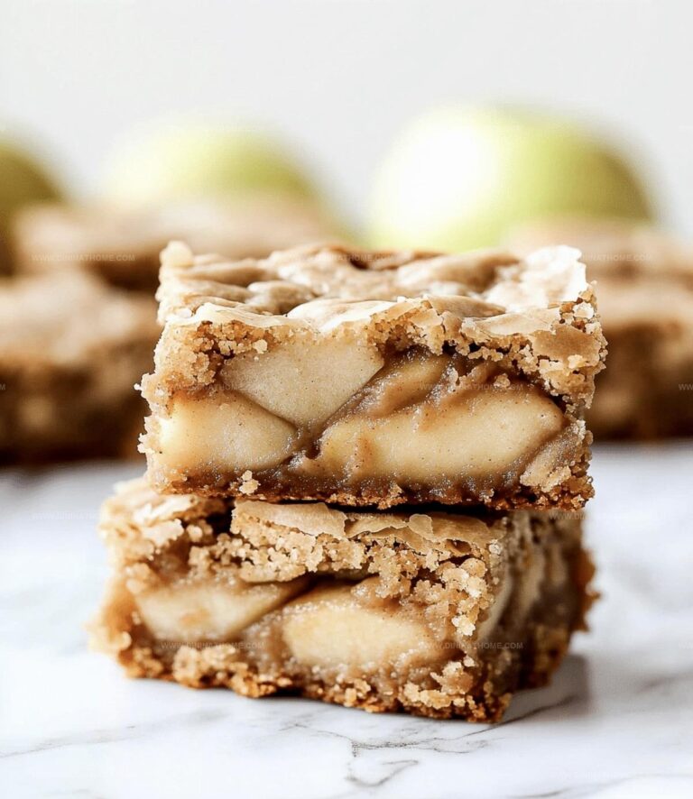 Brown Butter Apple Blondies Recipe