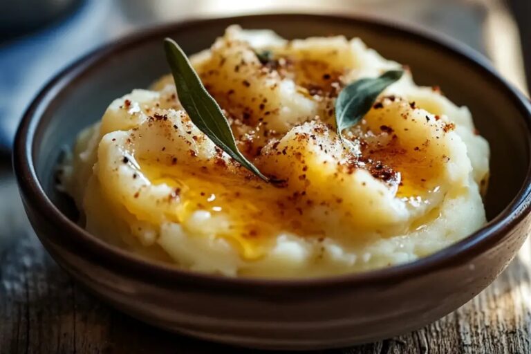 Manchego & Brown Butter Whipped Potatoes Recipe