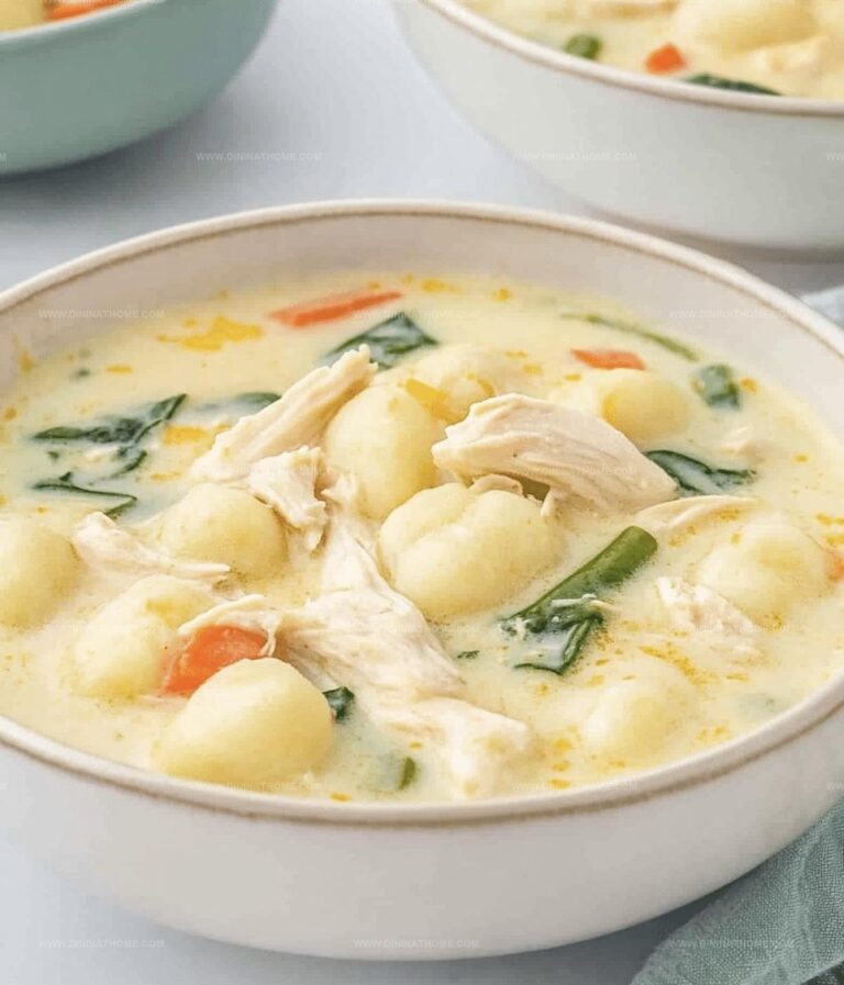 Creamy Chicken Gnocchi Soup Recipe