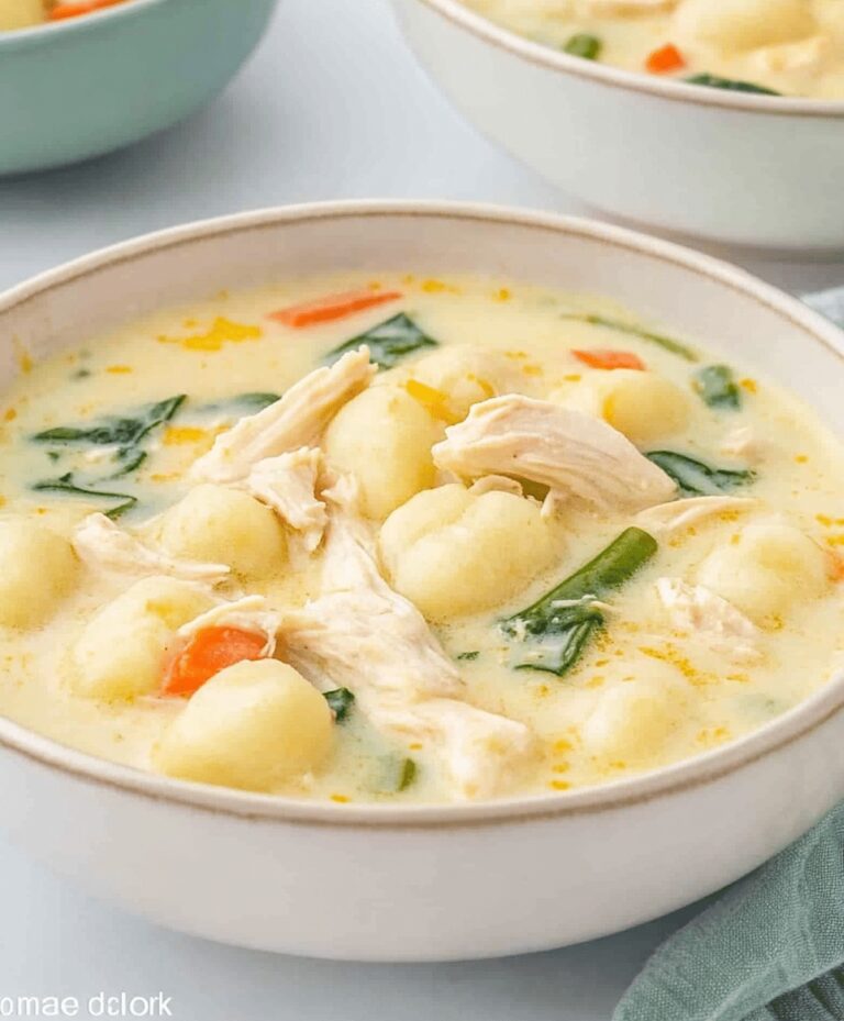 Creamy Chicken Gnocchi Soup Recipe