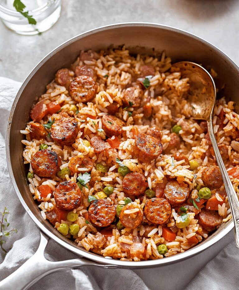 Cajun Sausage And Rice Skillet Recipe