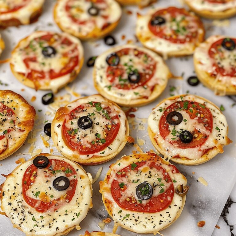 Mini English Muffin Breakfast Pizzas Recipe