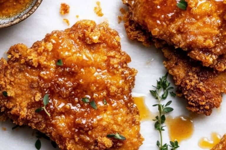 Baked Crunchy Hot Honey Chicken Recipe