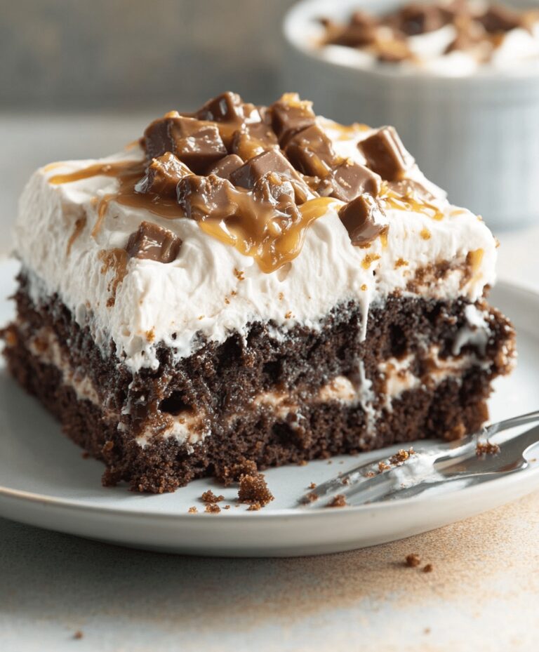 Heath Bar Poke Cake Recipe