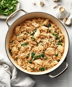 One Pot Chicken Orzo Recipe