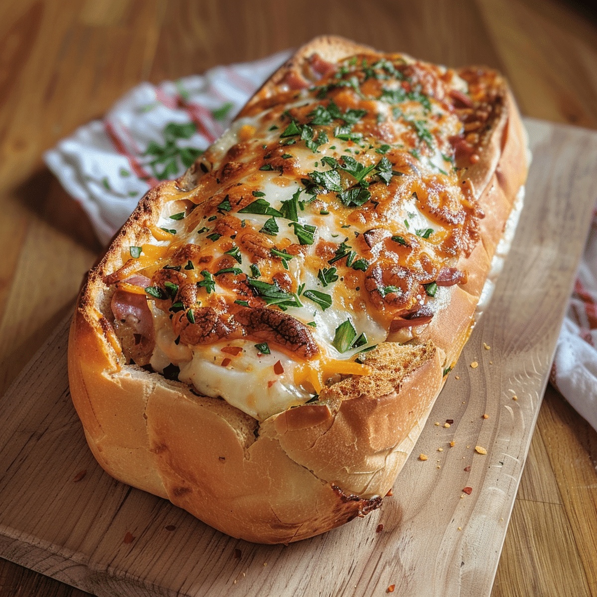 Stuffed Breakfast Loaf Recipe
