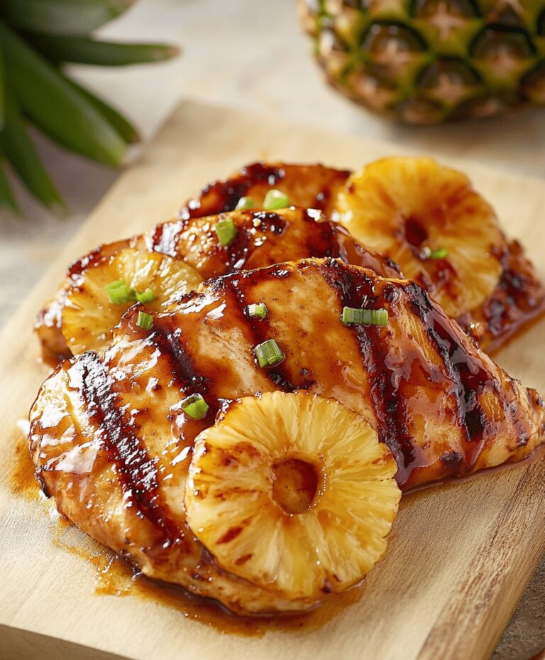 Baked Pineapple BBQ Chicken Breast Recipe