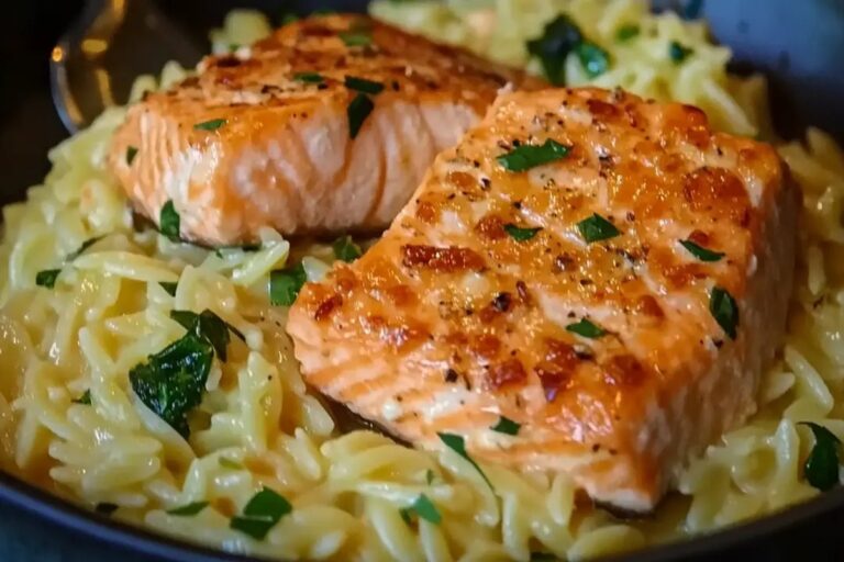 Salmon And Orzo Dish Recipe
