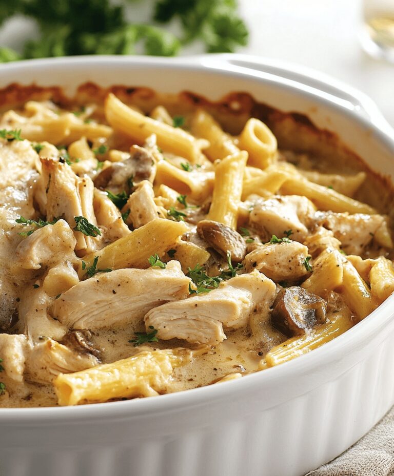 Chicken Marsala Casserole Recipe