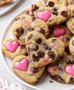 Wholesome Heart-shaped Chocolate Chip Cookies Recipe