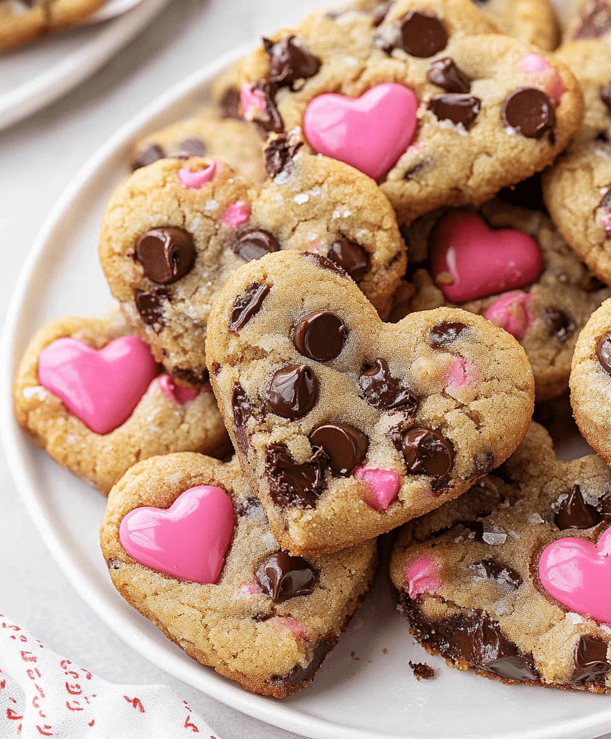 Wholesome Heart-shaped Chocolate Chip Cookies Recipe