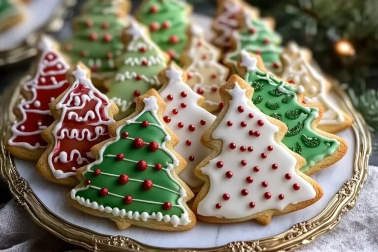Christmas Tree Cookies Platter Recipe