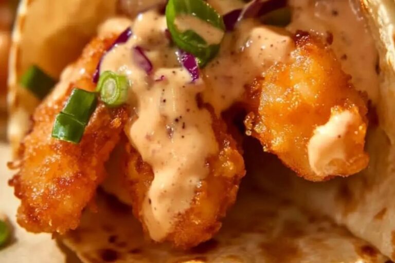 Air Fryer Bang Bang Shrimp Tacos Recipe