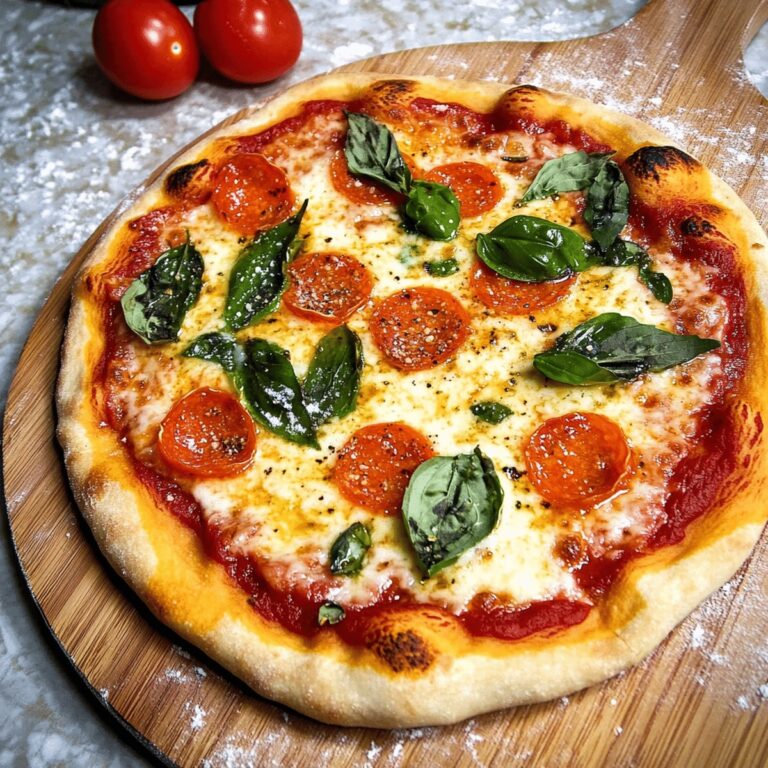 Homemade Margherita Pizza Recipe