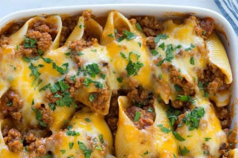 Sloppy Joe Stuffed Shells Recipe