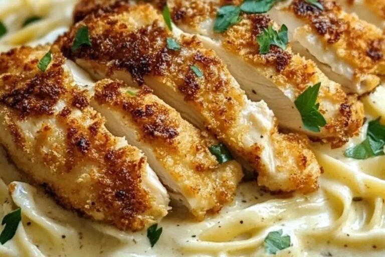 Crispy Chicken Meets Creamy Alfredo Recipe