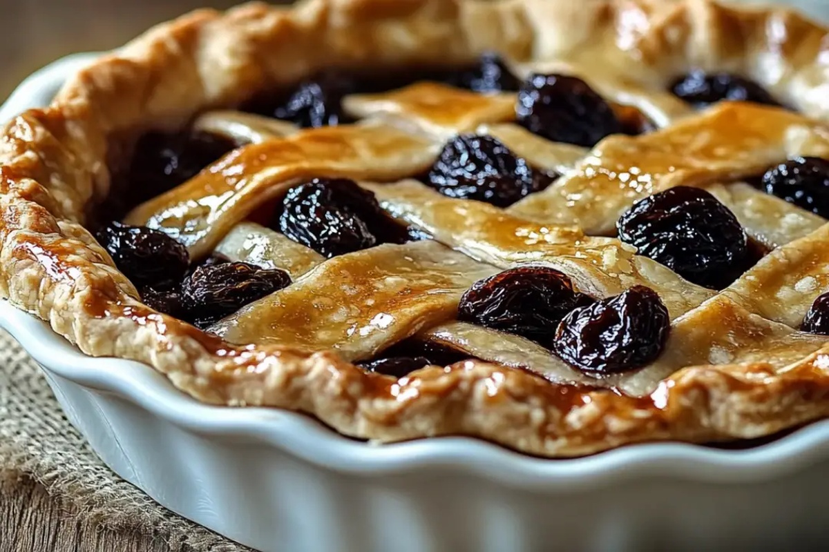 Old-Fashioned Raisin Pie Recipe