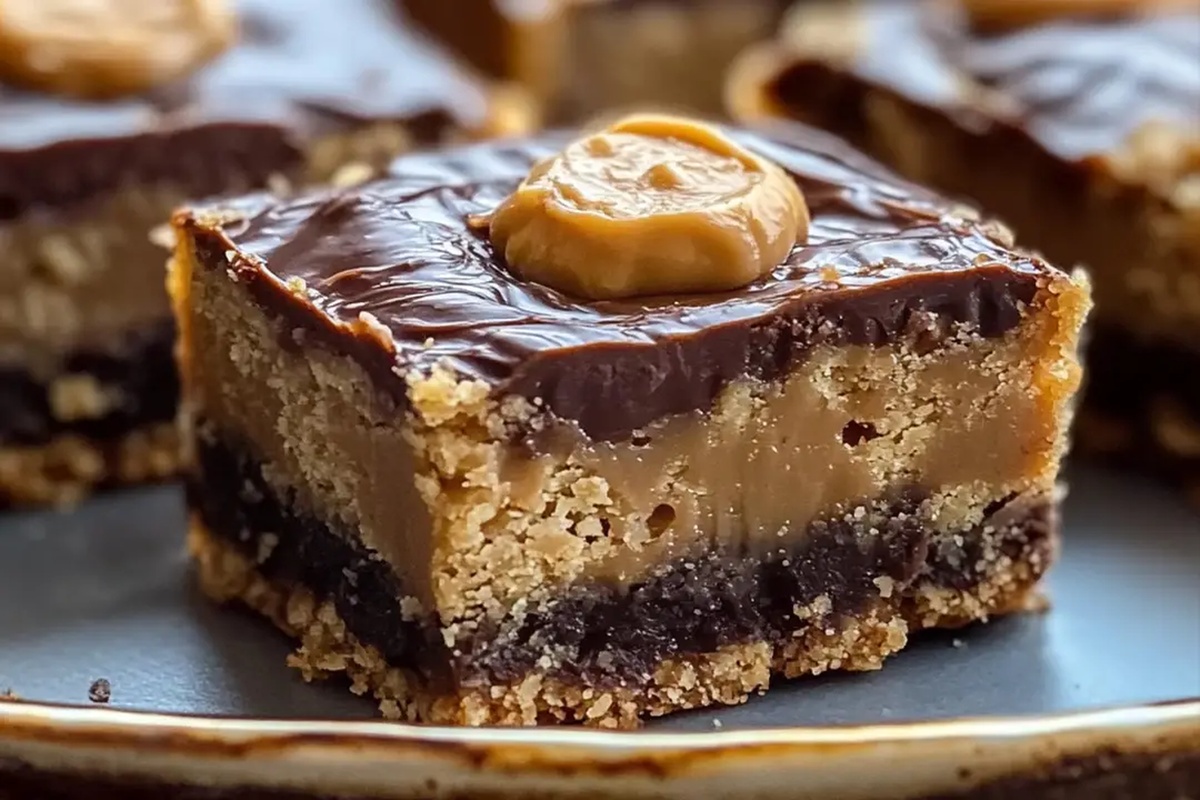 Peanut Butter Blossom Bars Recipe