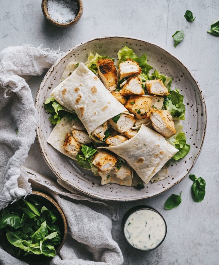 Chicken Caesar Wrap Recipe