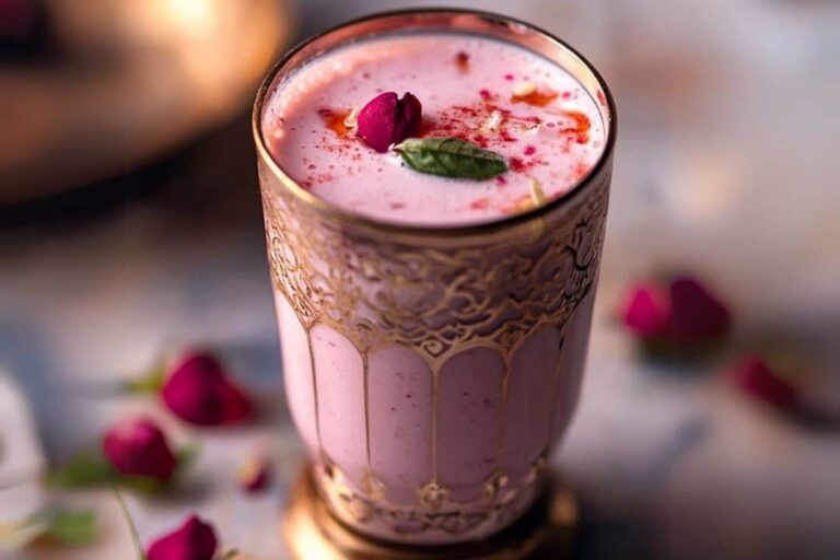 Rose Lassi Recipe