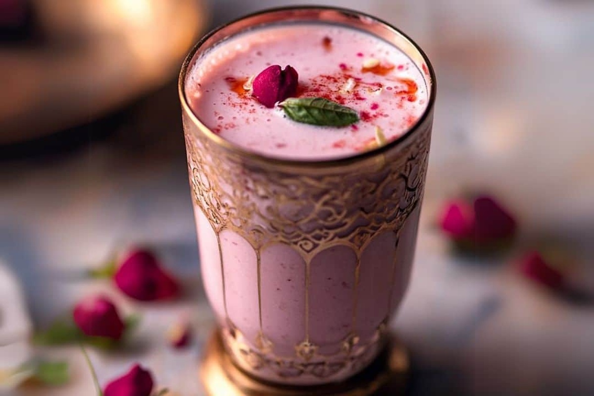 Rose Lassi Recipe
