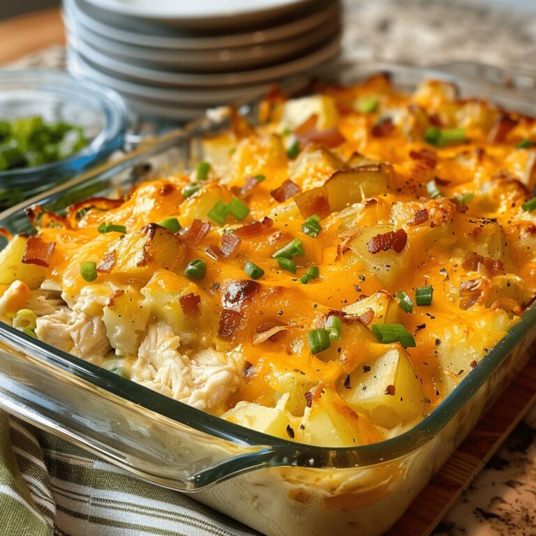 Cheesy Chicken Potato Casserole Recipe