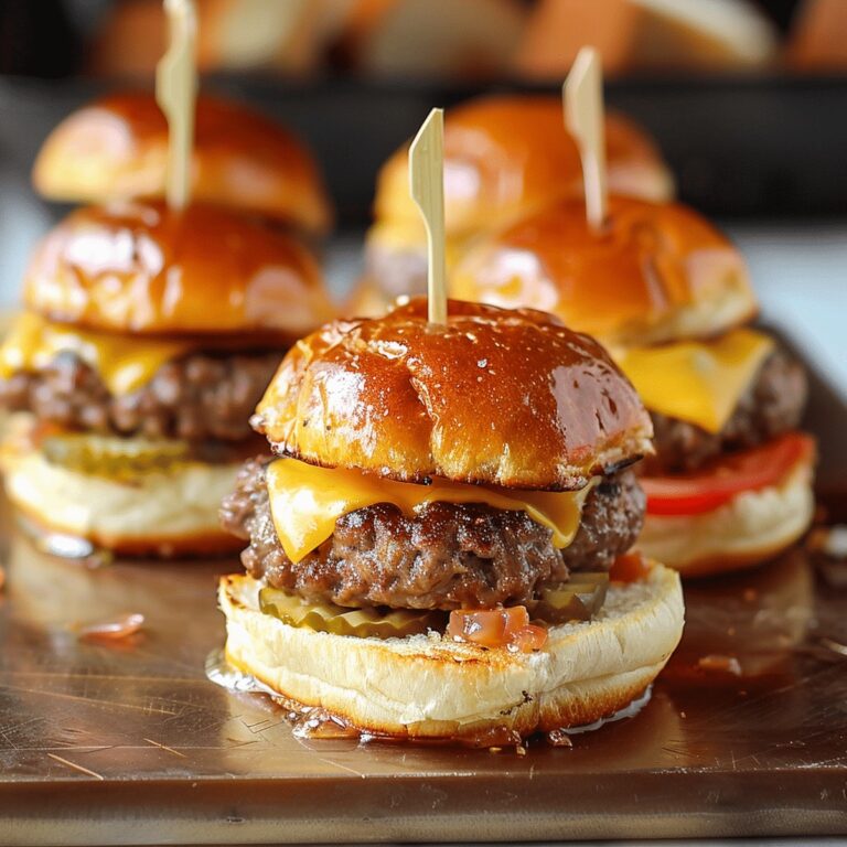 Slider-Style Mini Burgers Recipe