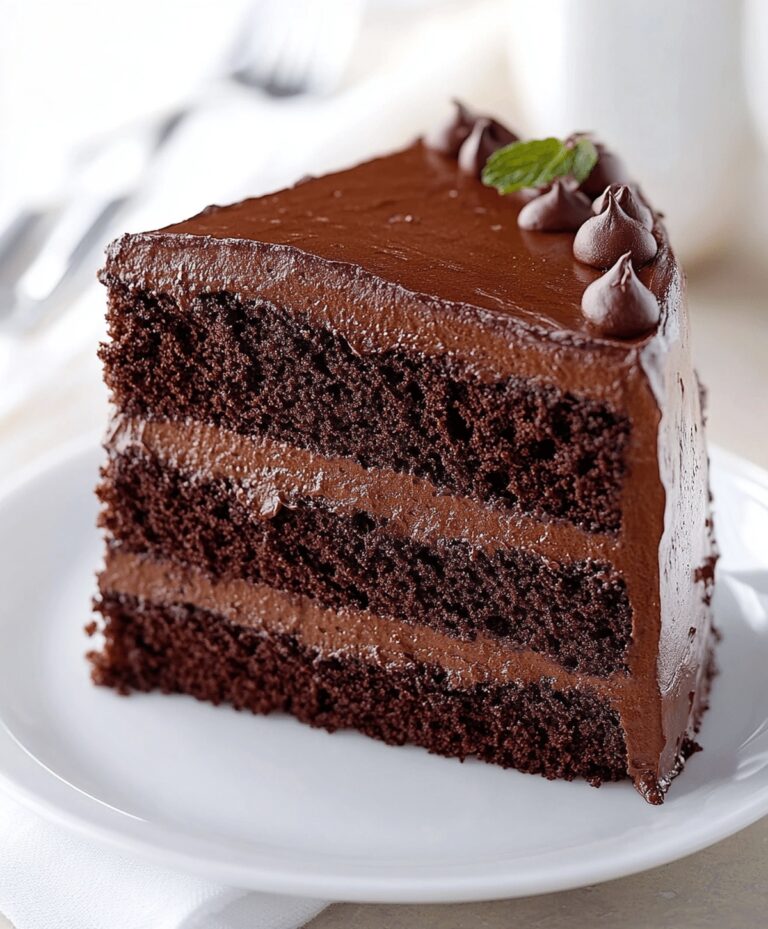 Triple Chocolate Cake Recipe