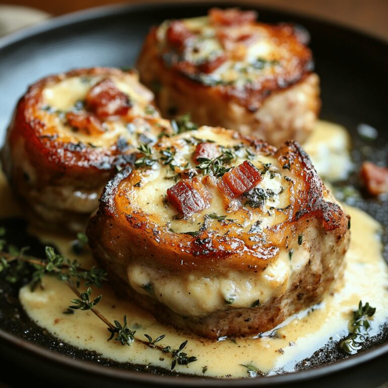 Pork Chops Stuffed with Smoked Gouda and Bacon Recipe