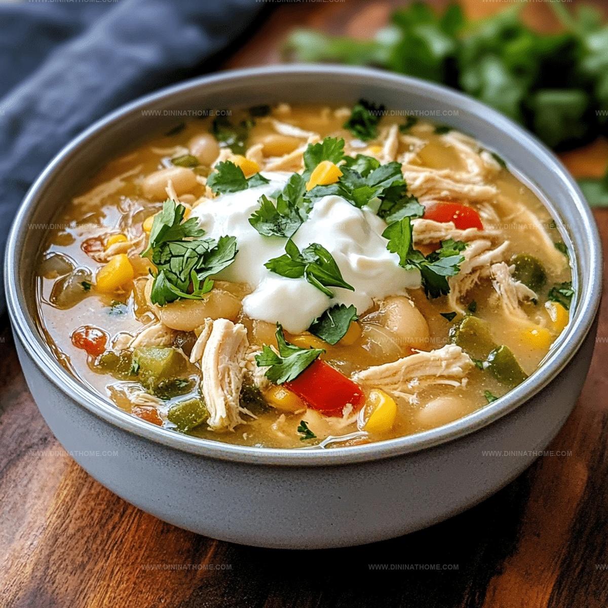 Slow Cooker White Chicken Chili Recipe