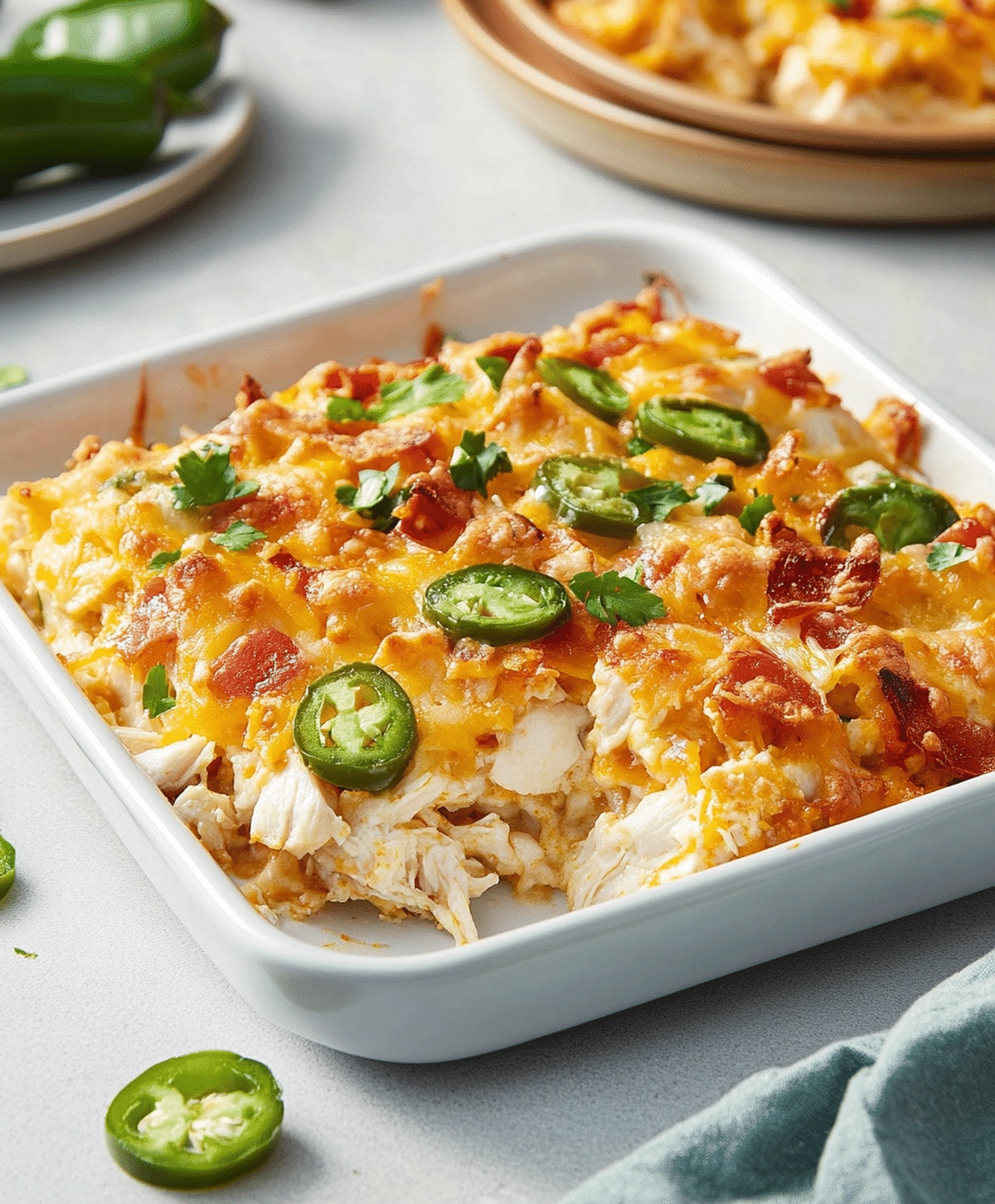 Jalapeno Popper Chicken Casserole Recipe