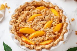 Peach Crumble Pie Recipe