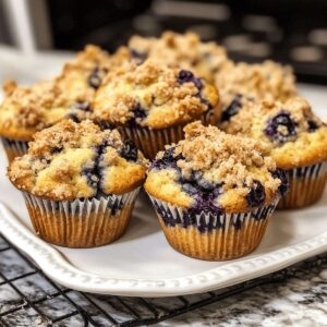 Blueberry Streusel Muffins Recipe